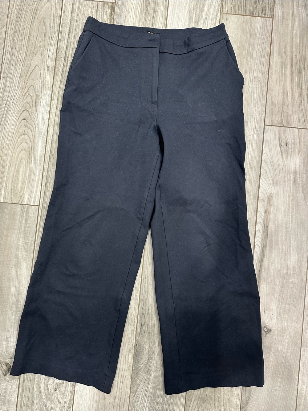 Quince Classic Wide-Leg Black Women's Pants